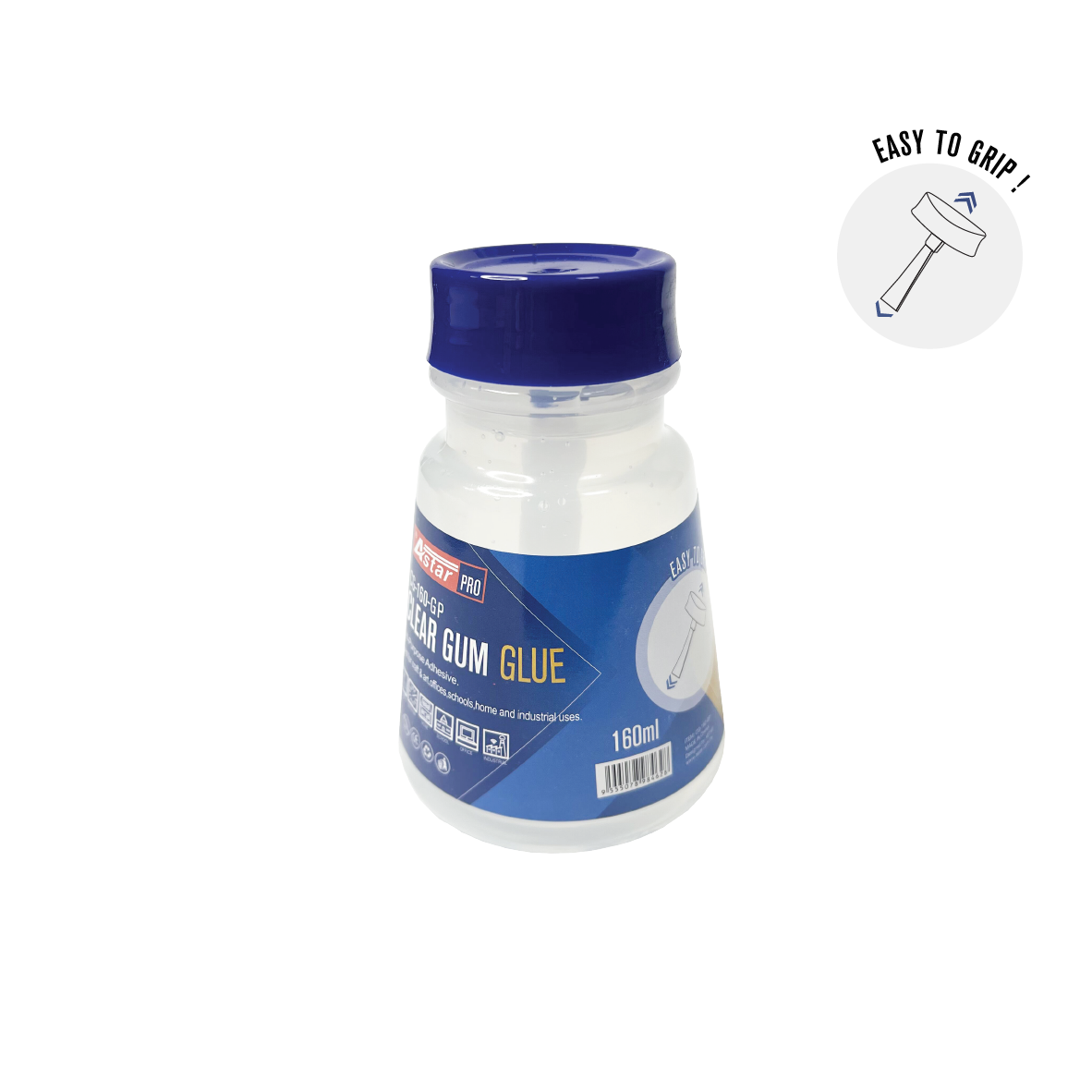 CG-160-GP - ASTAR GRIP CLEAR GUM