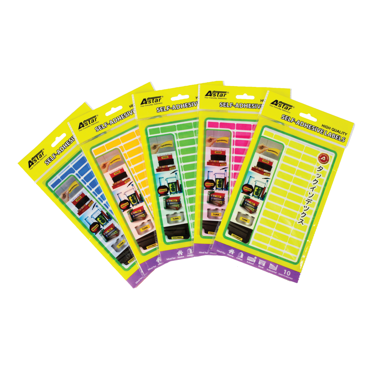 FL1025-BL - ASTAR SELF-ADHESIVE LABEL
