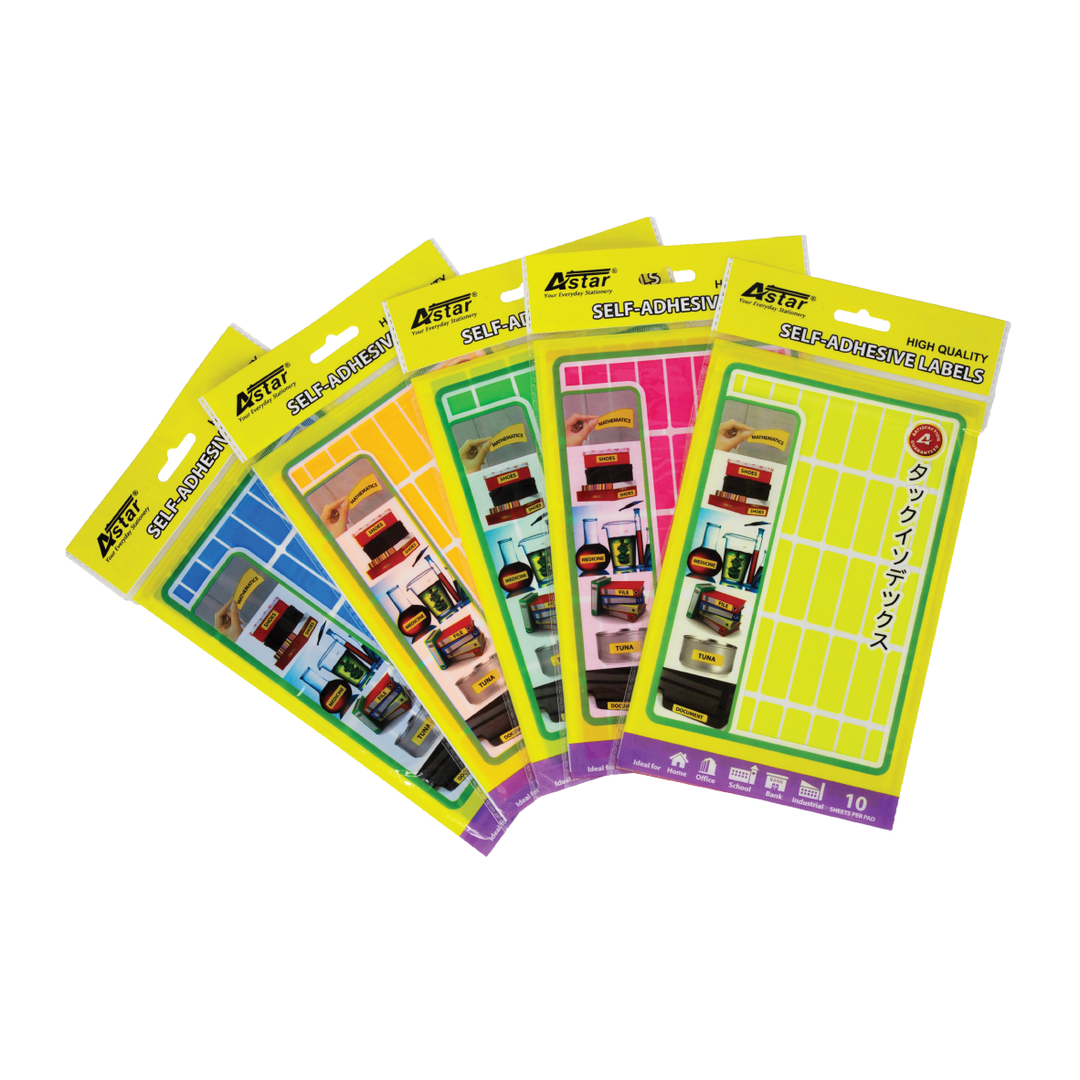 FL1338-BL - ASTAR SELF-ADHESIVE LABEL