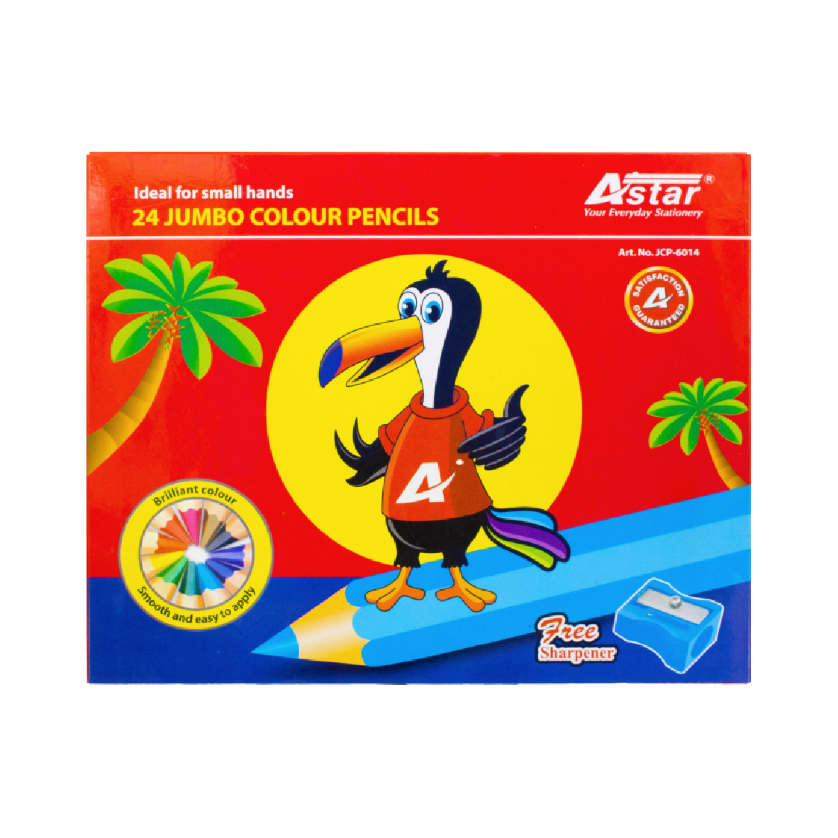 JCP6014 - 24 Jumbo Coloured Pencils