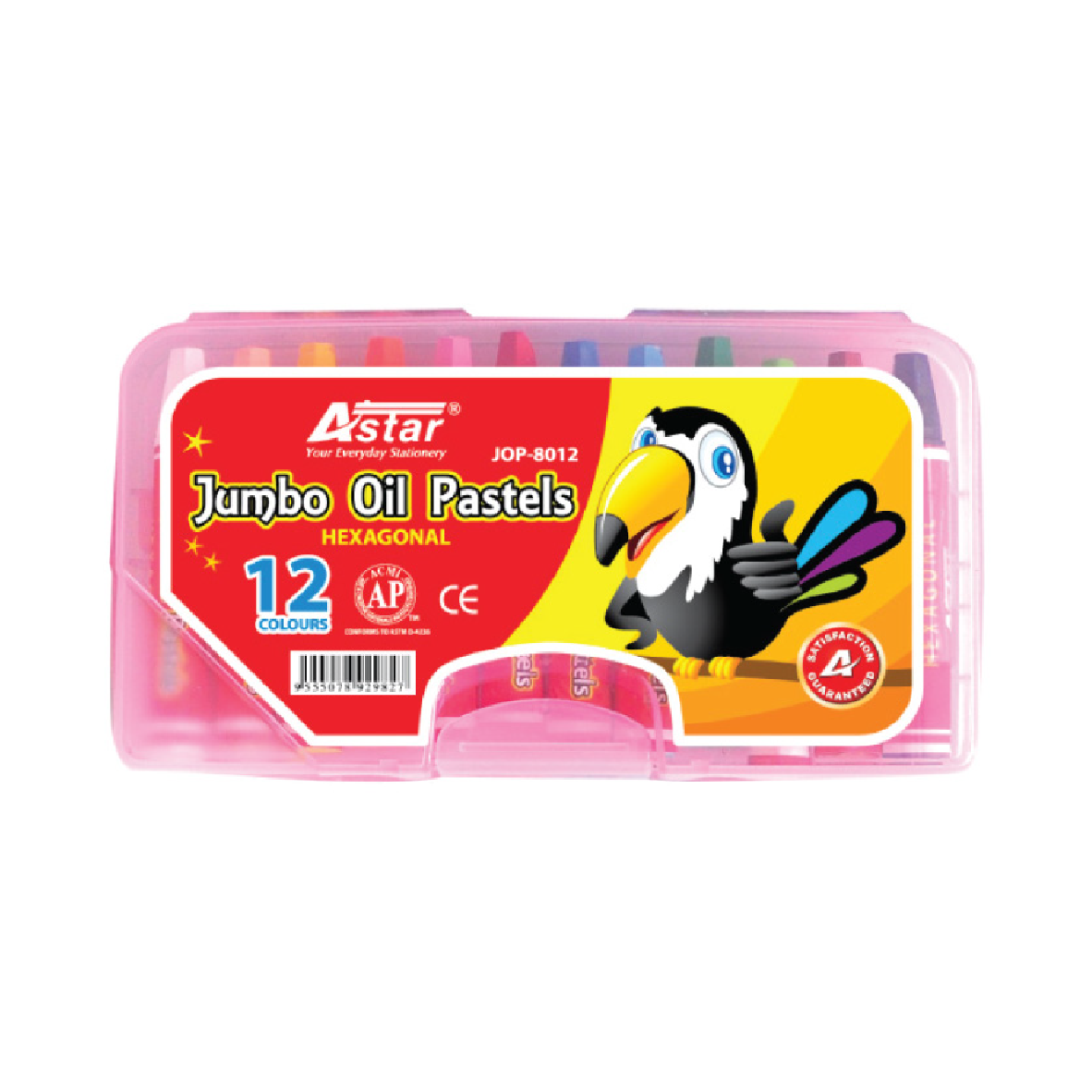 JOP8012 - 12 Jumbo Coloured Oil Pastel