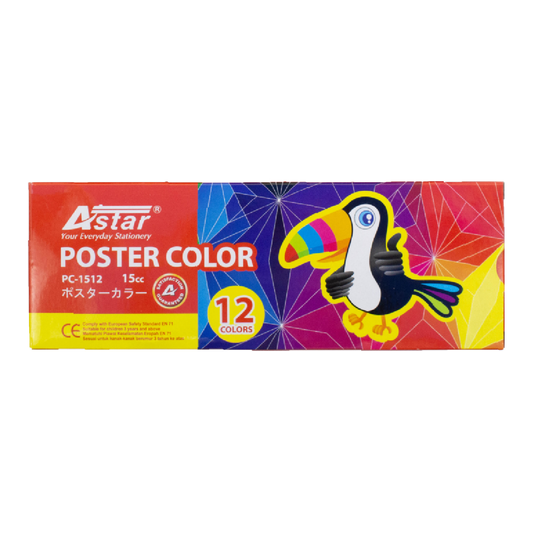 PC1512 - 12 Coloured Poster Colour