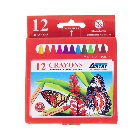 3200-12 - 12 Colours Crayon