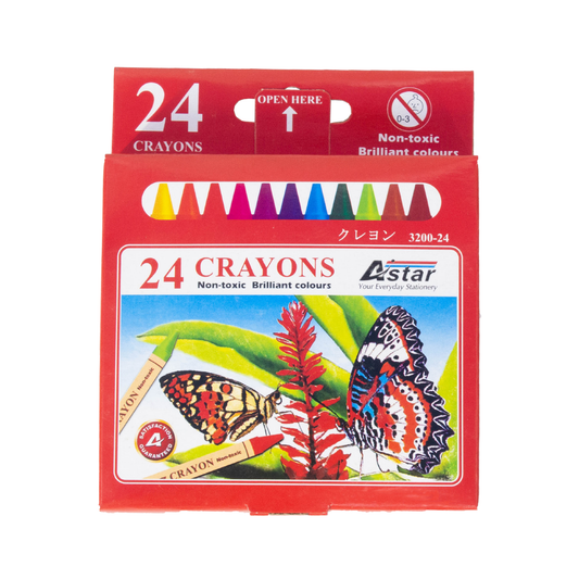 3200-24 - 24 Colours Crayon