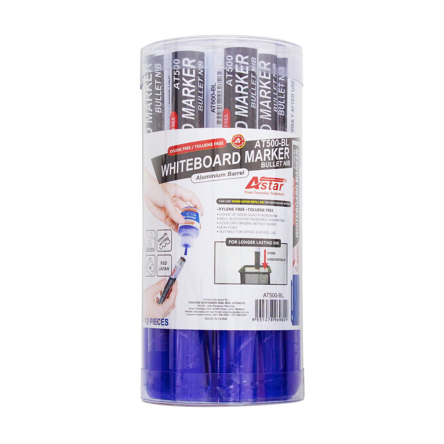 AT500-BL - ASTAR WHITEBOARD MARKER PEN