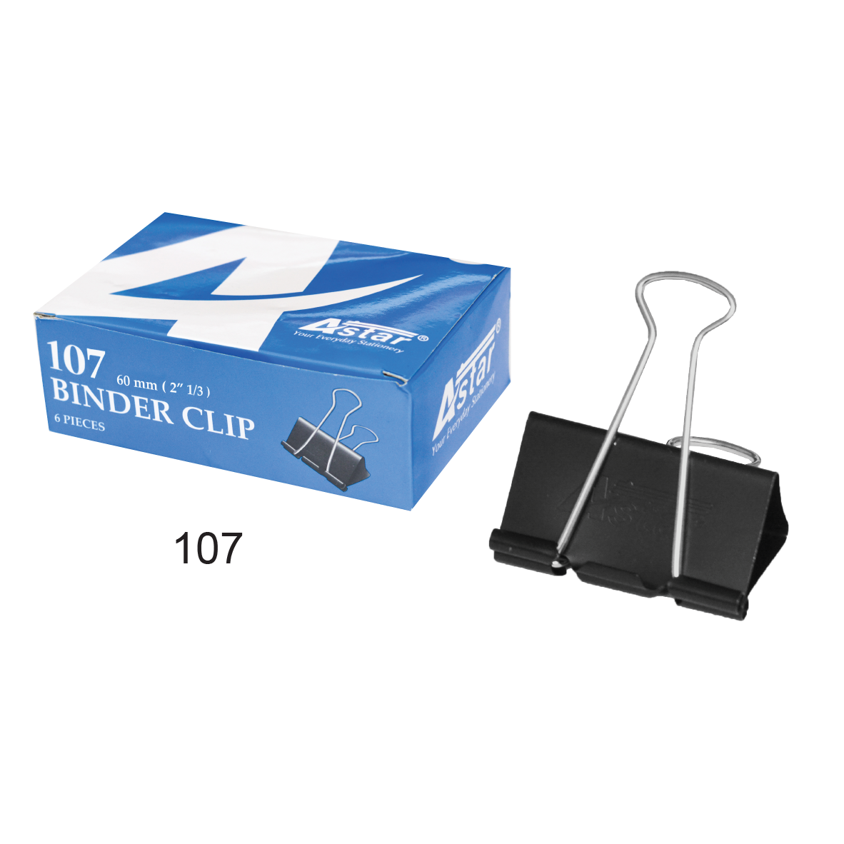 107 - ASTAR 60MM BINDER CLIP