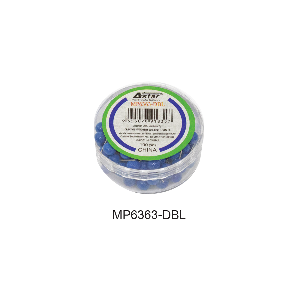 MP6363-DBL - ASTAR MAP PIN
