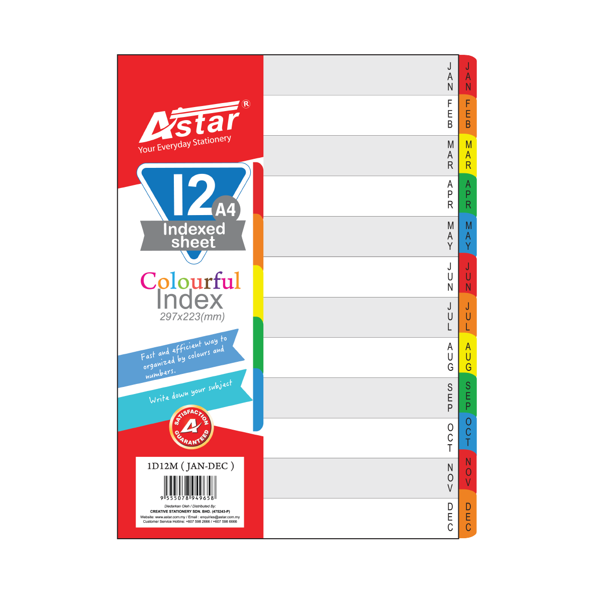 ID12M - ASTAR INDEX DIVIDER