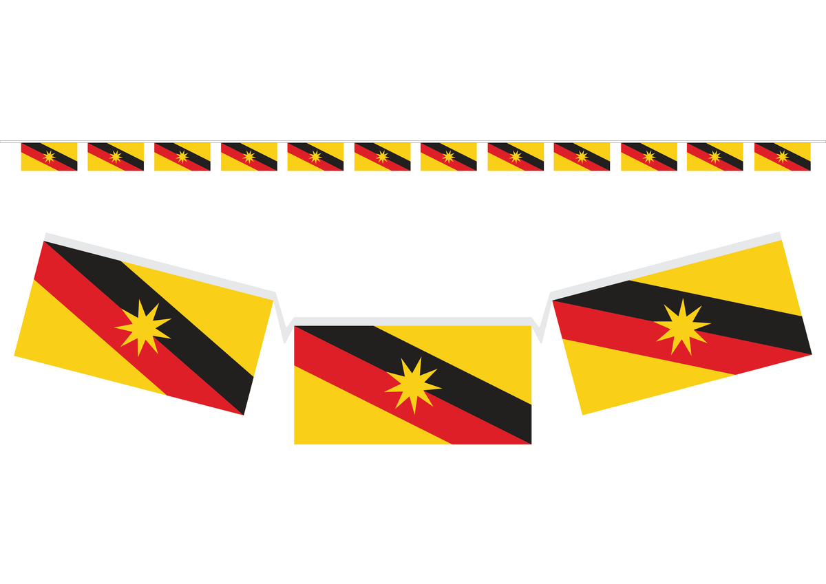 FL12S - ASTAR SARAWAK BUNTING FLAG
