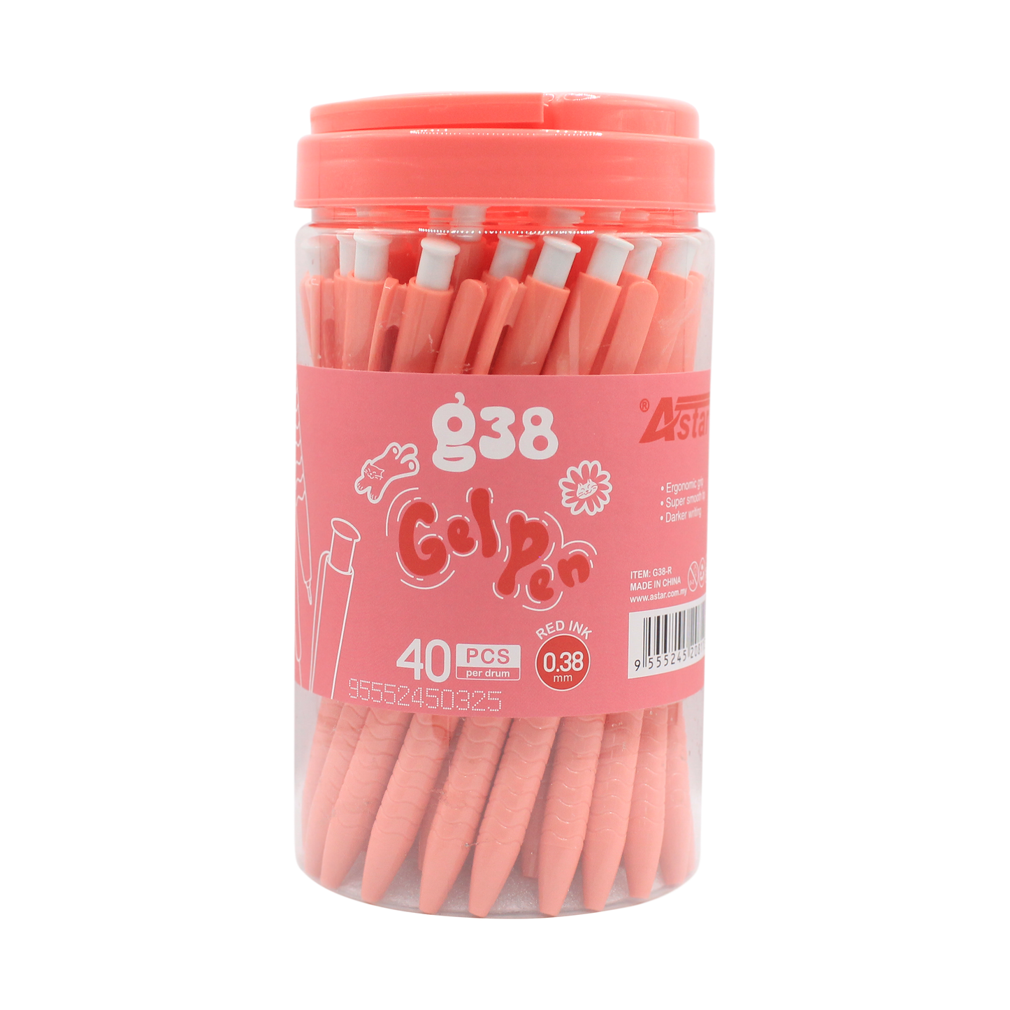 G38-R ASTAR G SERIES GEL PEN