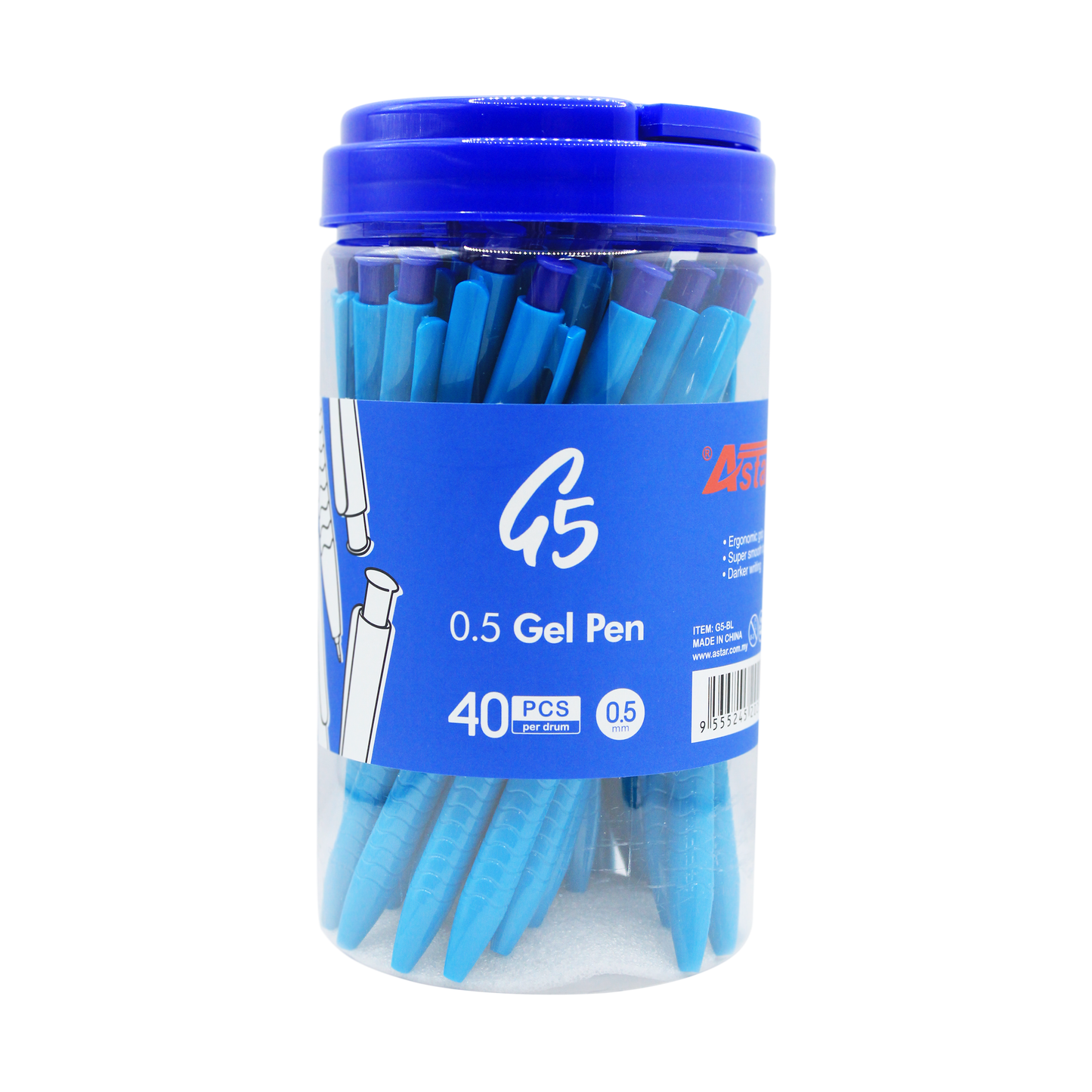 G5-BL - ASTAR G SERIES GEL PEN