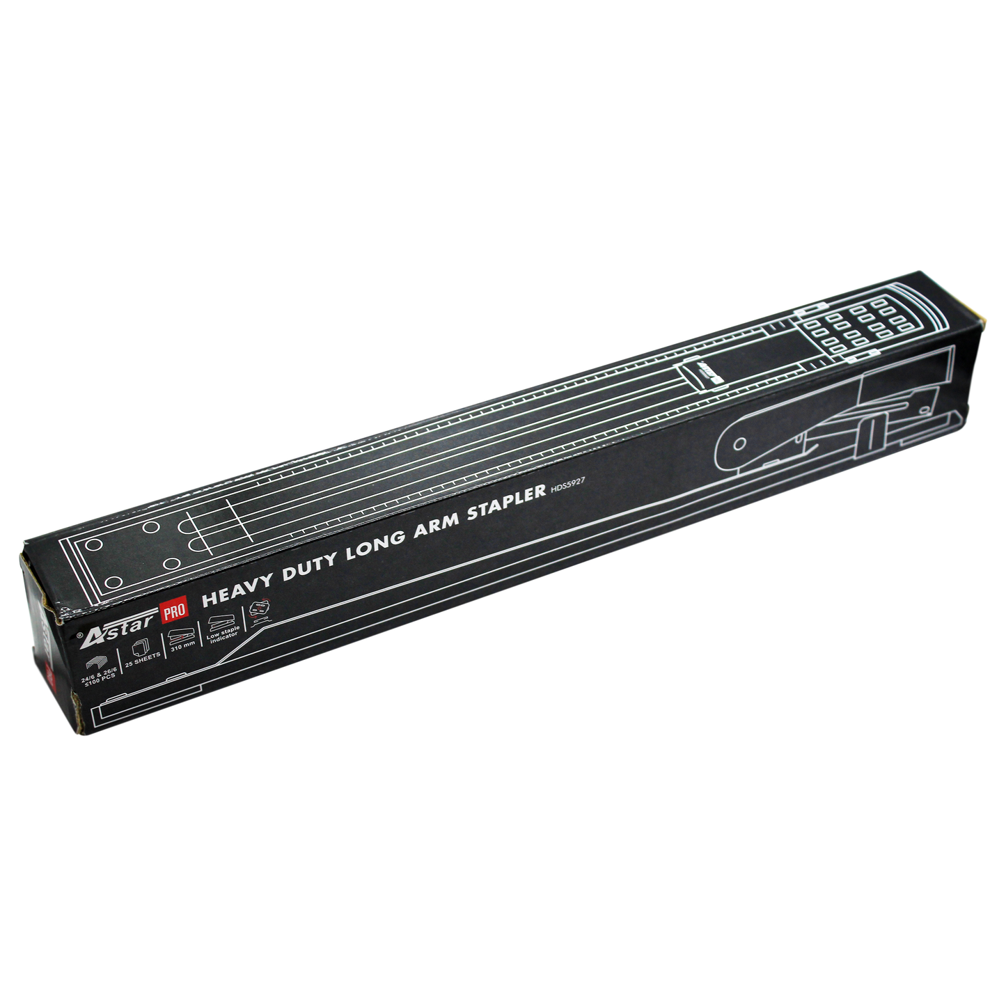 HDS5927 - ASTAR PRO HEAVY DUTY LONG ARM STAPLER