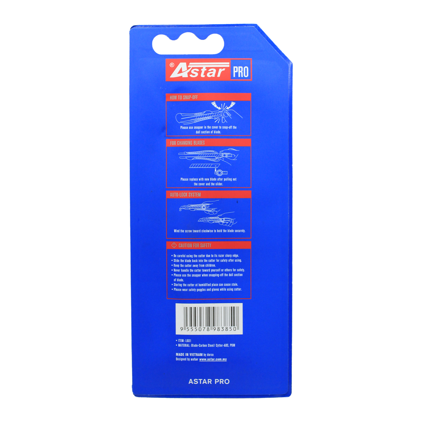 L601 - ASTAR CUTTER KNIFE