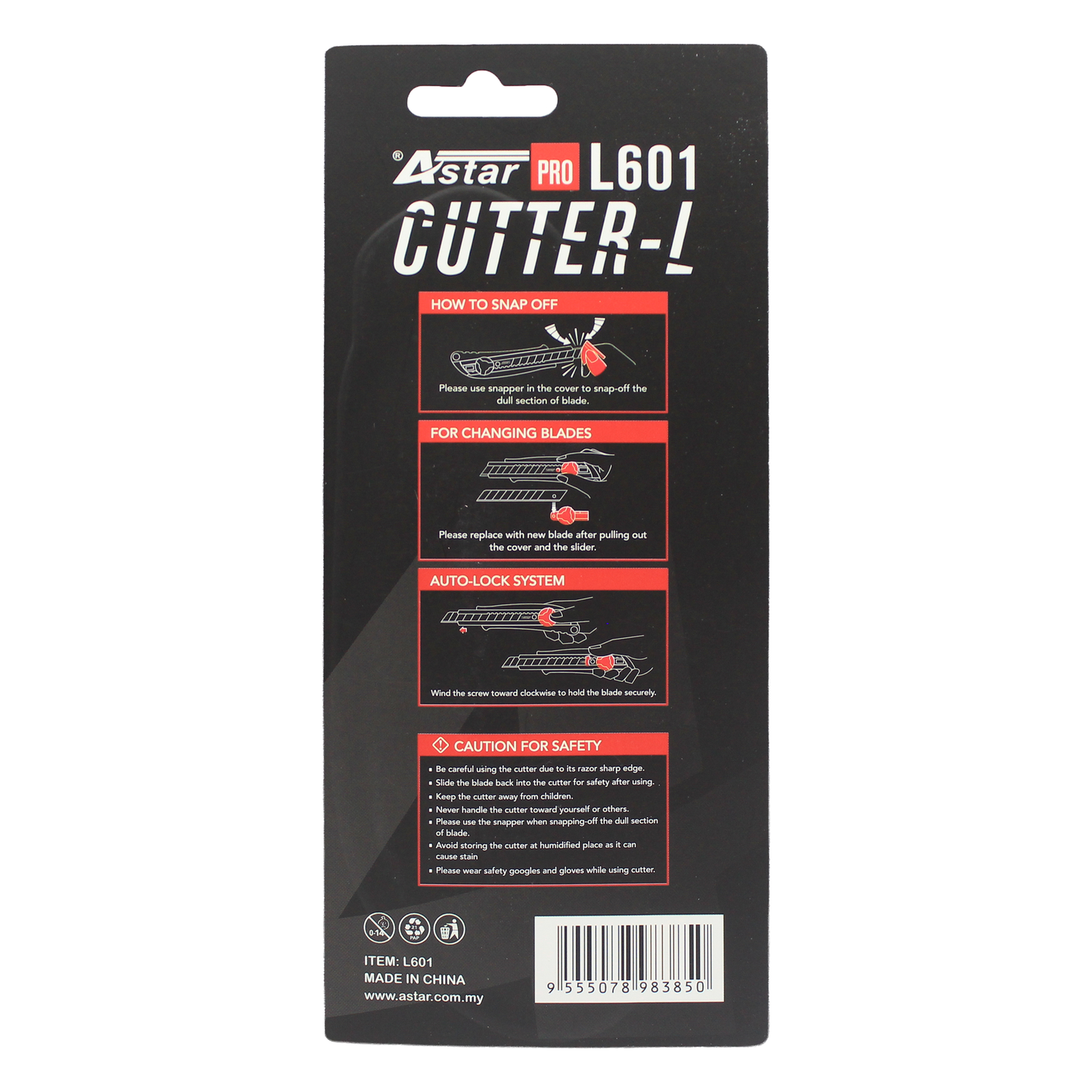 L601 - ASTAR CUTTER KNIFE