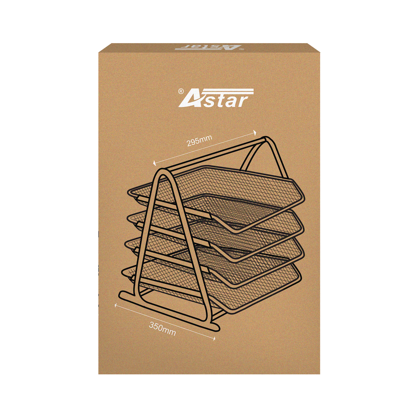 LC005 - ASTAR MESH 4 TIER LETTER TRAY