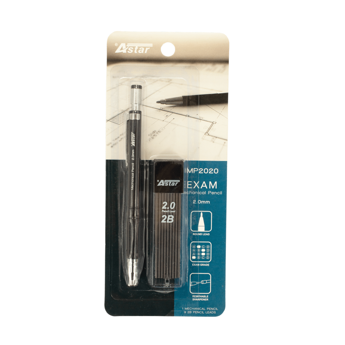 MP2020 - ASTAR EXAM MECHANICAL PENCIL SET