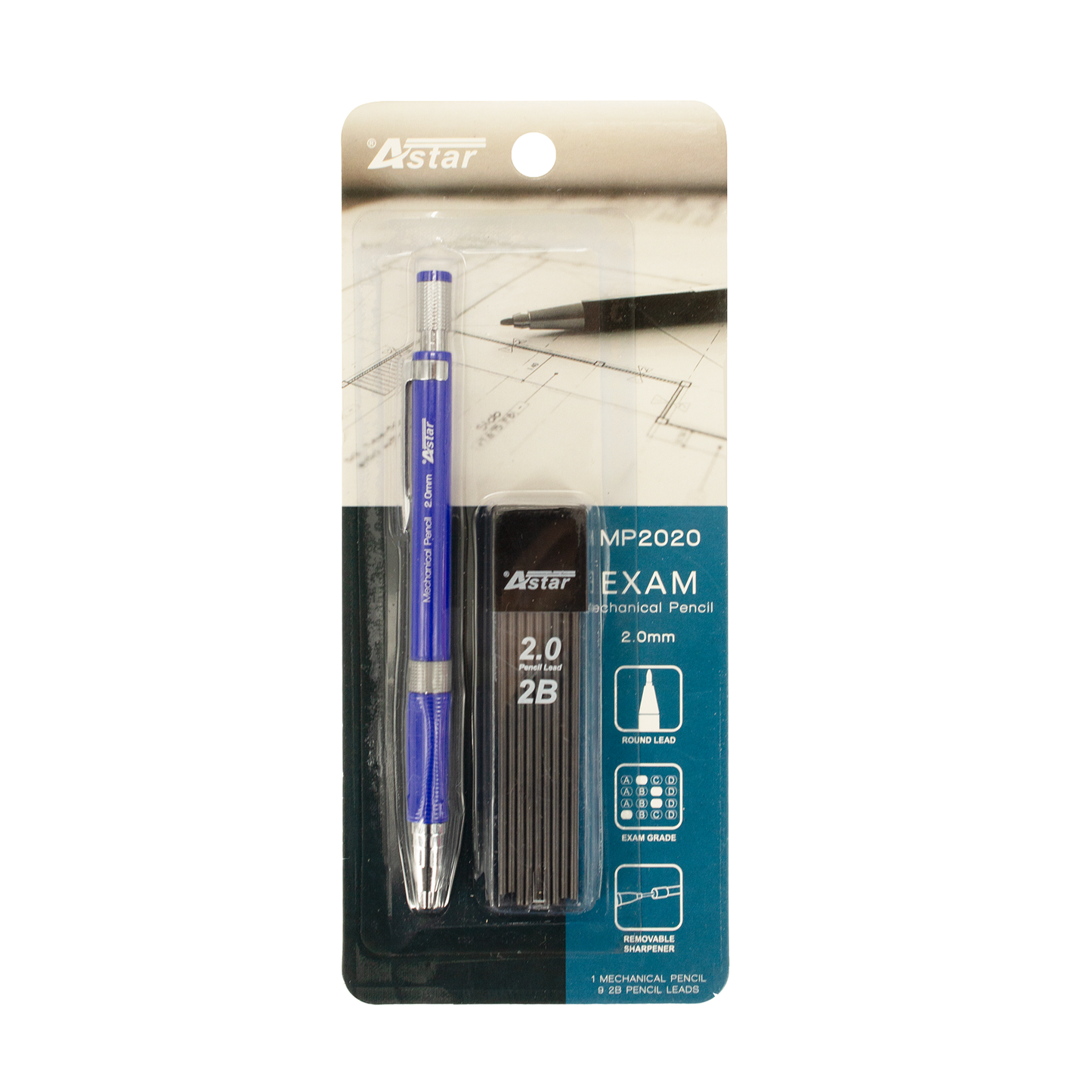 MP2020 - ASTAR EXAM MECHANICAL PENCIL SET