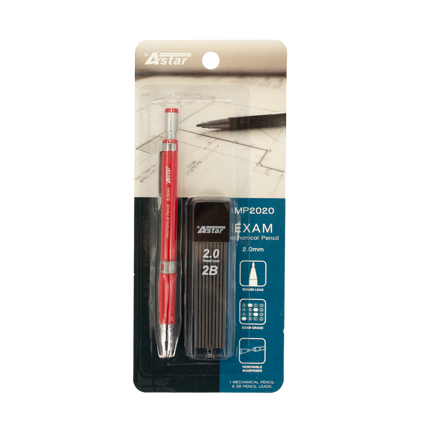 MP2020 - ASTAR EXAM MECHANICAL PENCIL SET