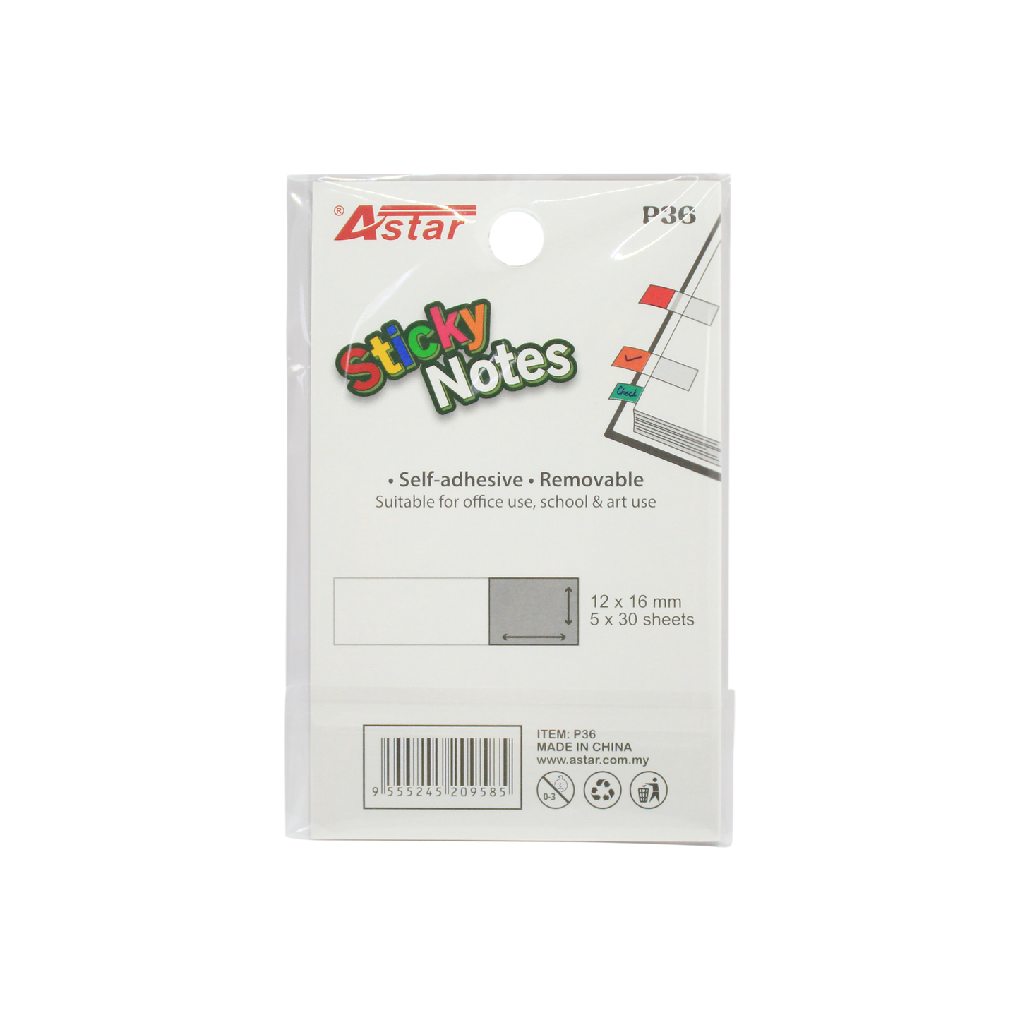 P36 - ASTAR STICKY NOTES