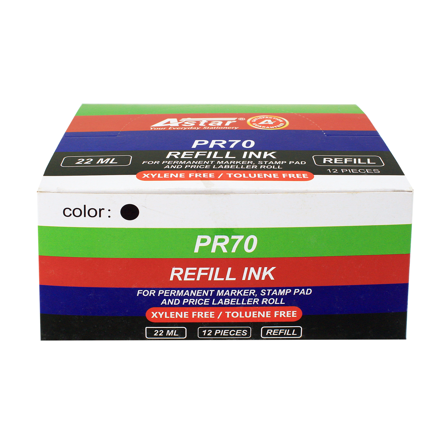 PR70-BK - ASTAR REFILL INK FOR PERMANENT MARKER