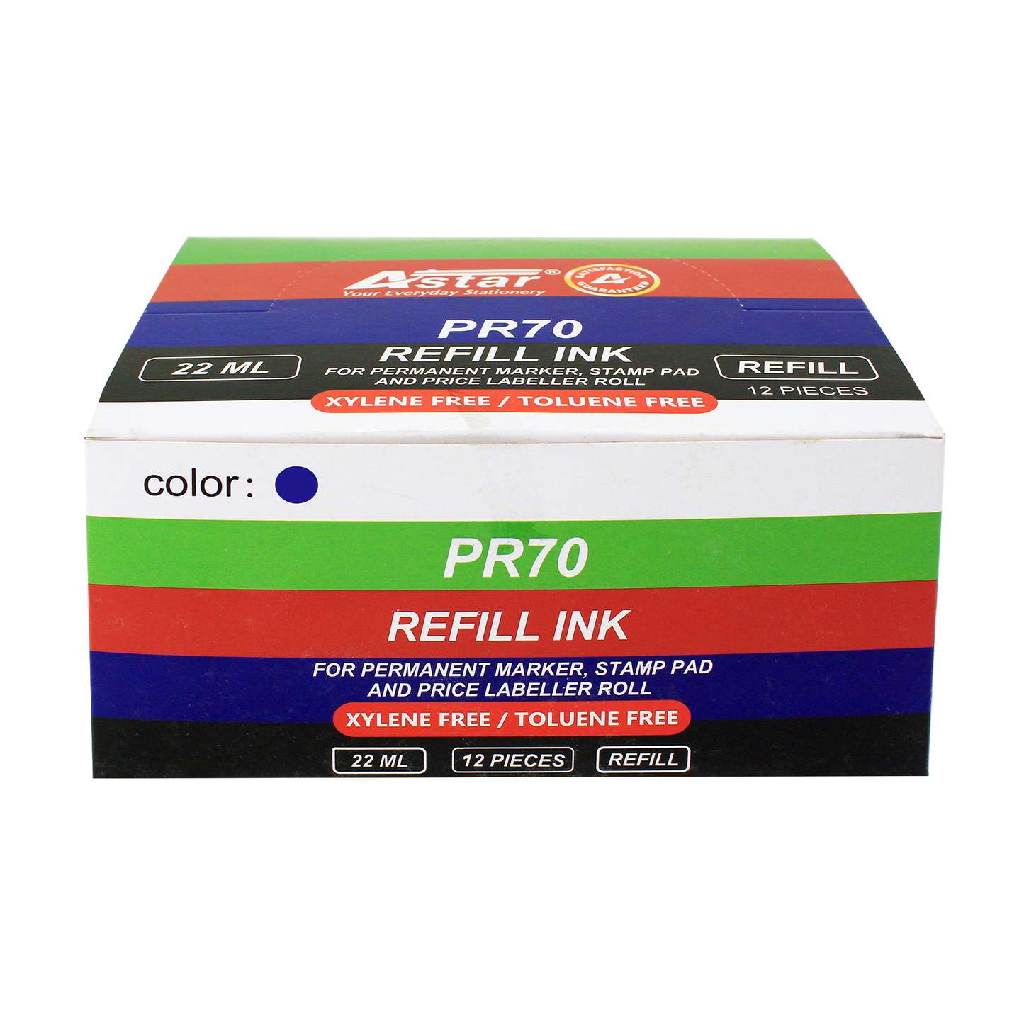 PR70-BL - ASTAR REFILL INK FOR PERMANENT MARKE