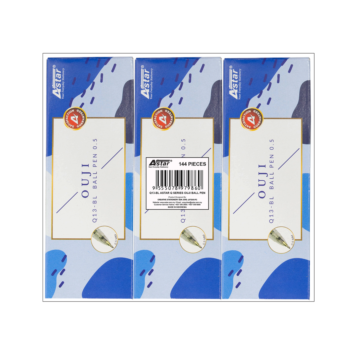 Q13-BL - ASTAR Q SERIES OUJI BALL PEN