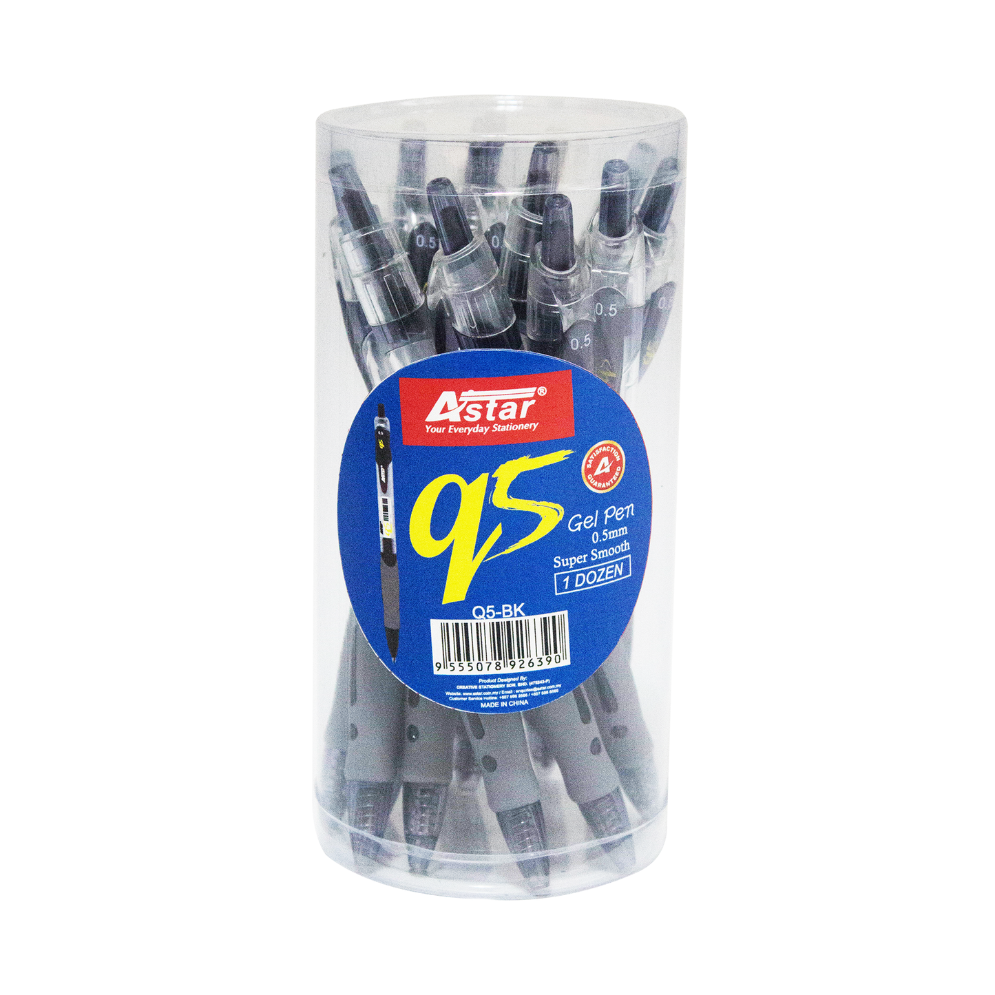 Q5-BK - ASTAR Q SERIES GEL PEN