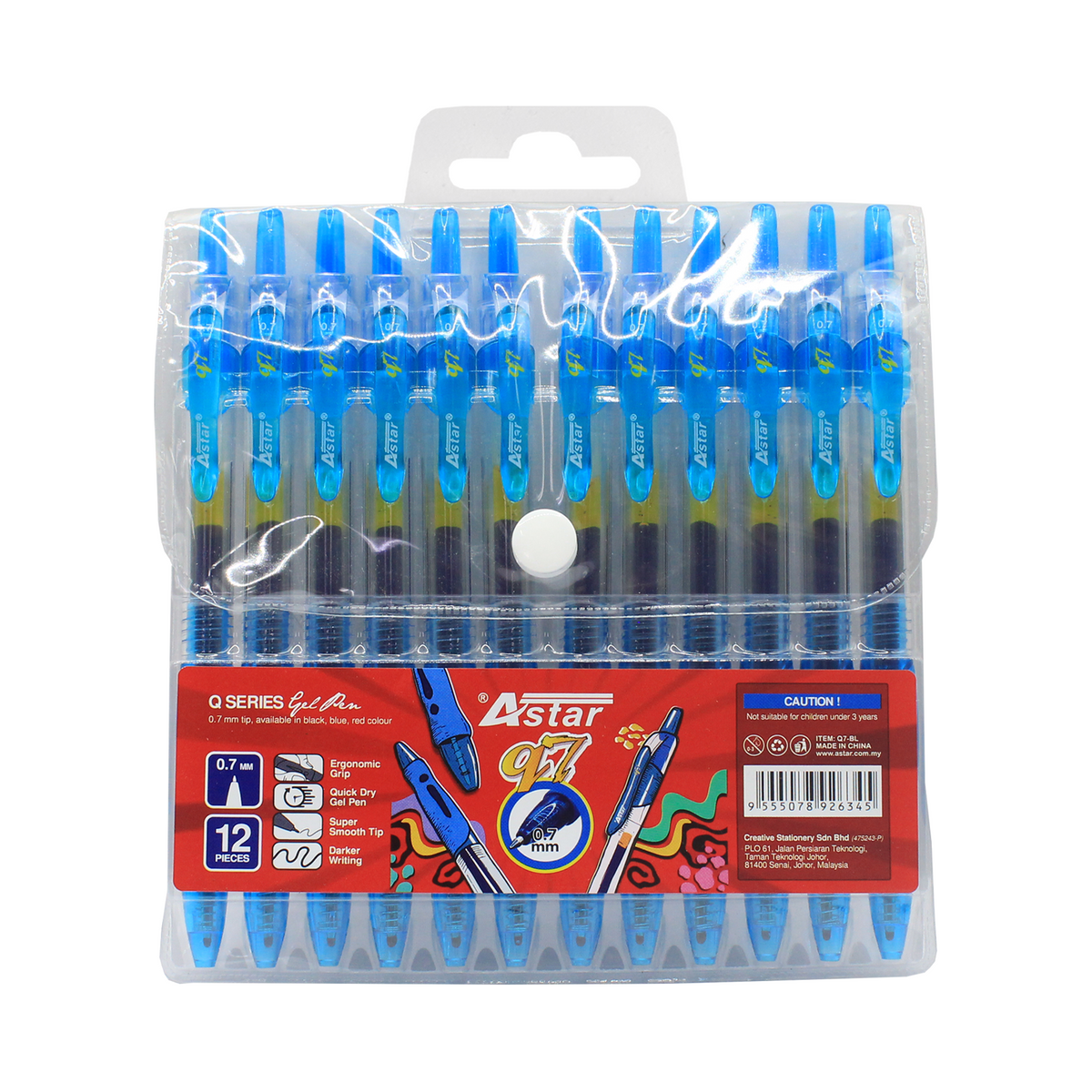 Q7-BL - ASTAR Q SERIES GEL PEN