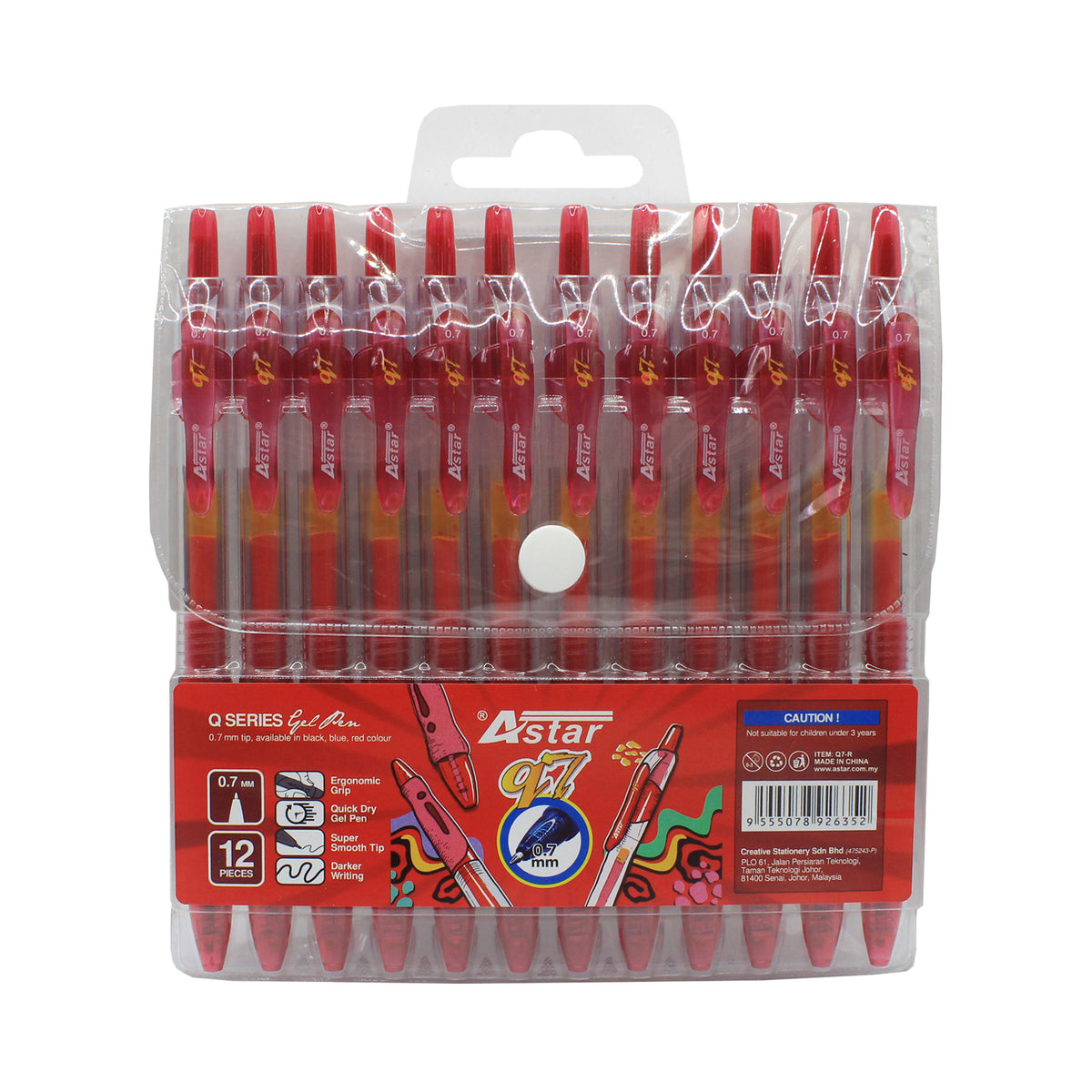 Q7-R - ASTAR Q SERIES GEL PEN