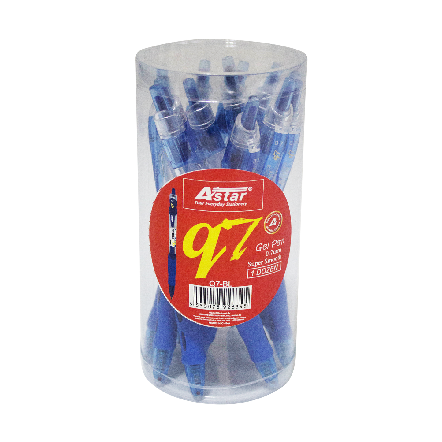 Q7-BL - ASTAR Q SERIES GEL PEN