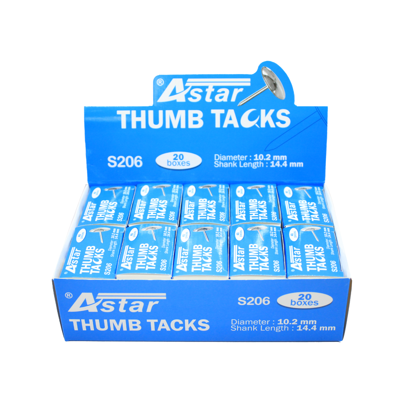 S206 - ASTAR THUMB TACKS