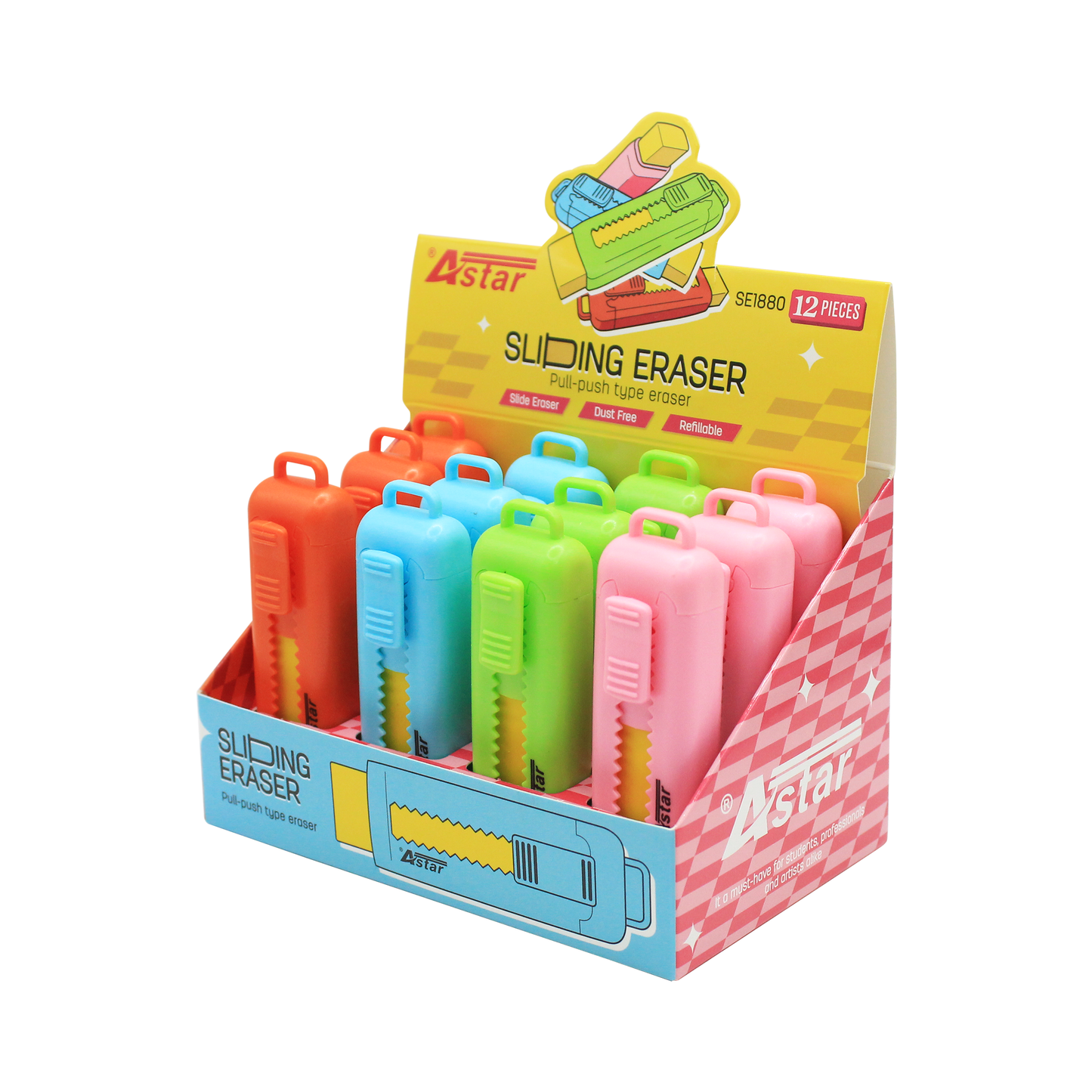 SE1880 - ASTAR SLIDING ERASER