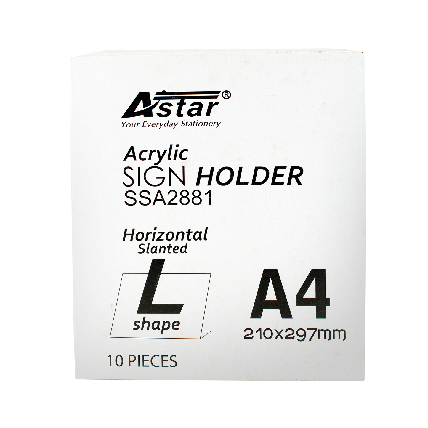 SSA2881 - ASTAR ACRYLIC SIGN HOLDER