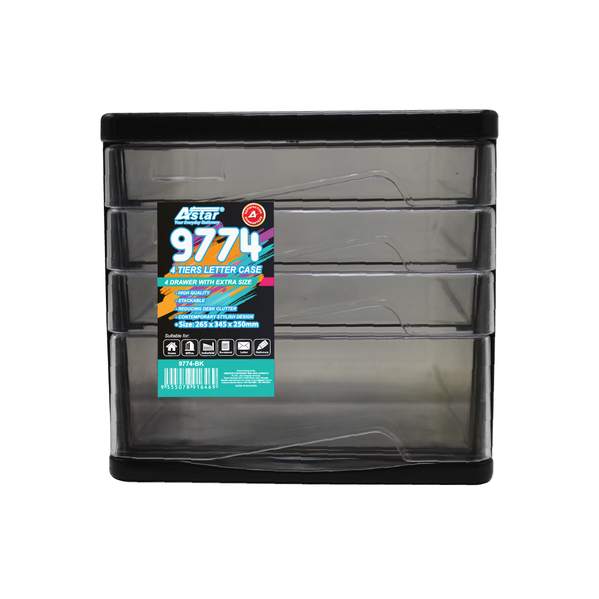 9774-BK - ASTAR LETTER CASE