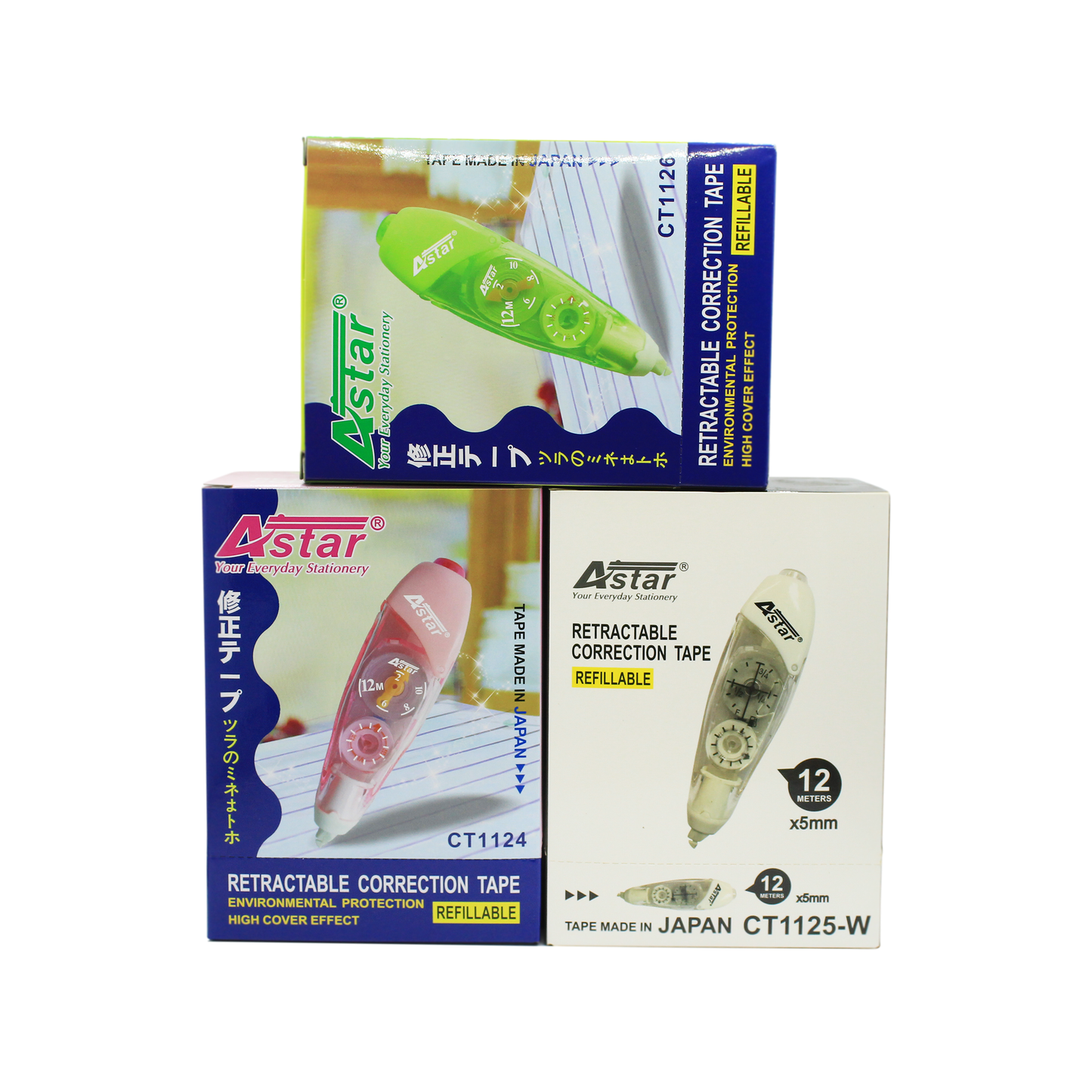VPCT1125 - ASTAR CORRECTION TAPE VALUE PACK