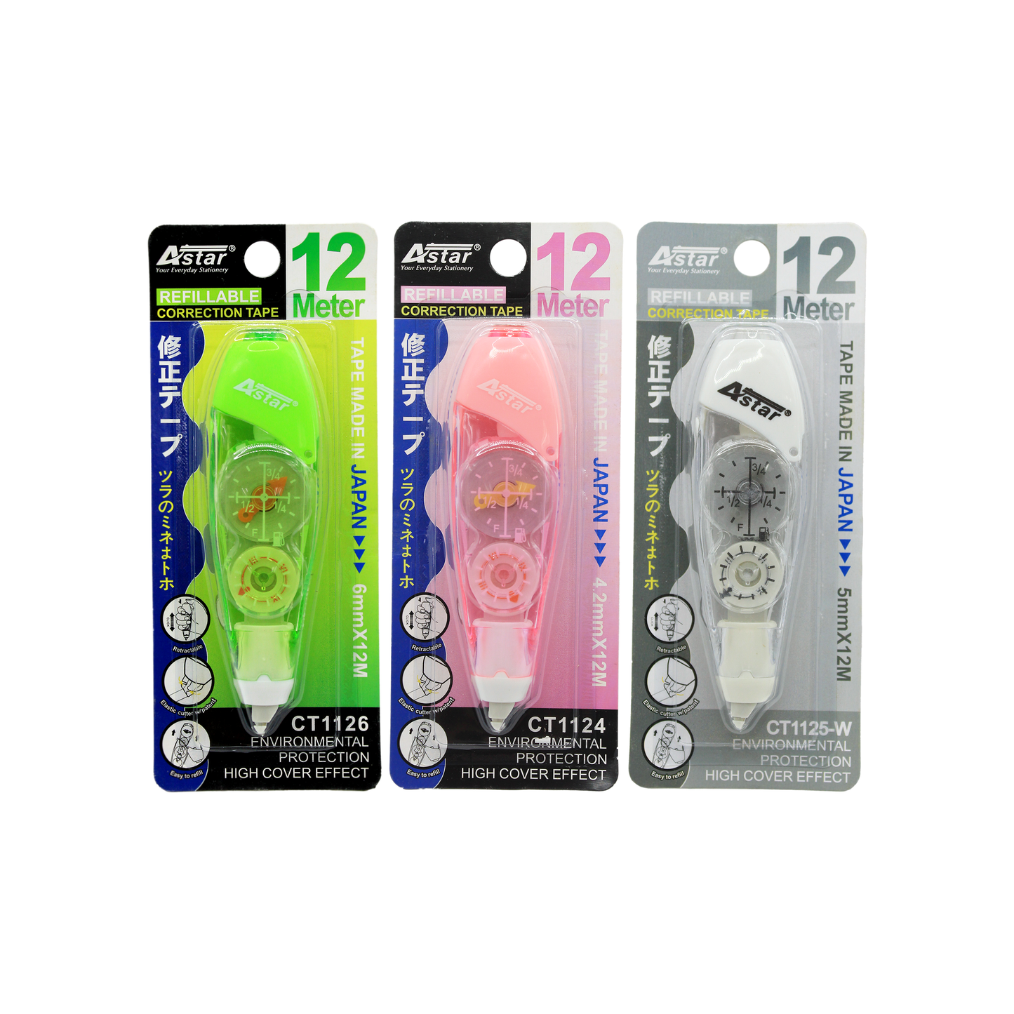 VPCT1125 - ASTAR CORRECTION TAPE VALUE PACK