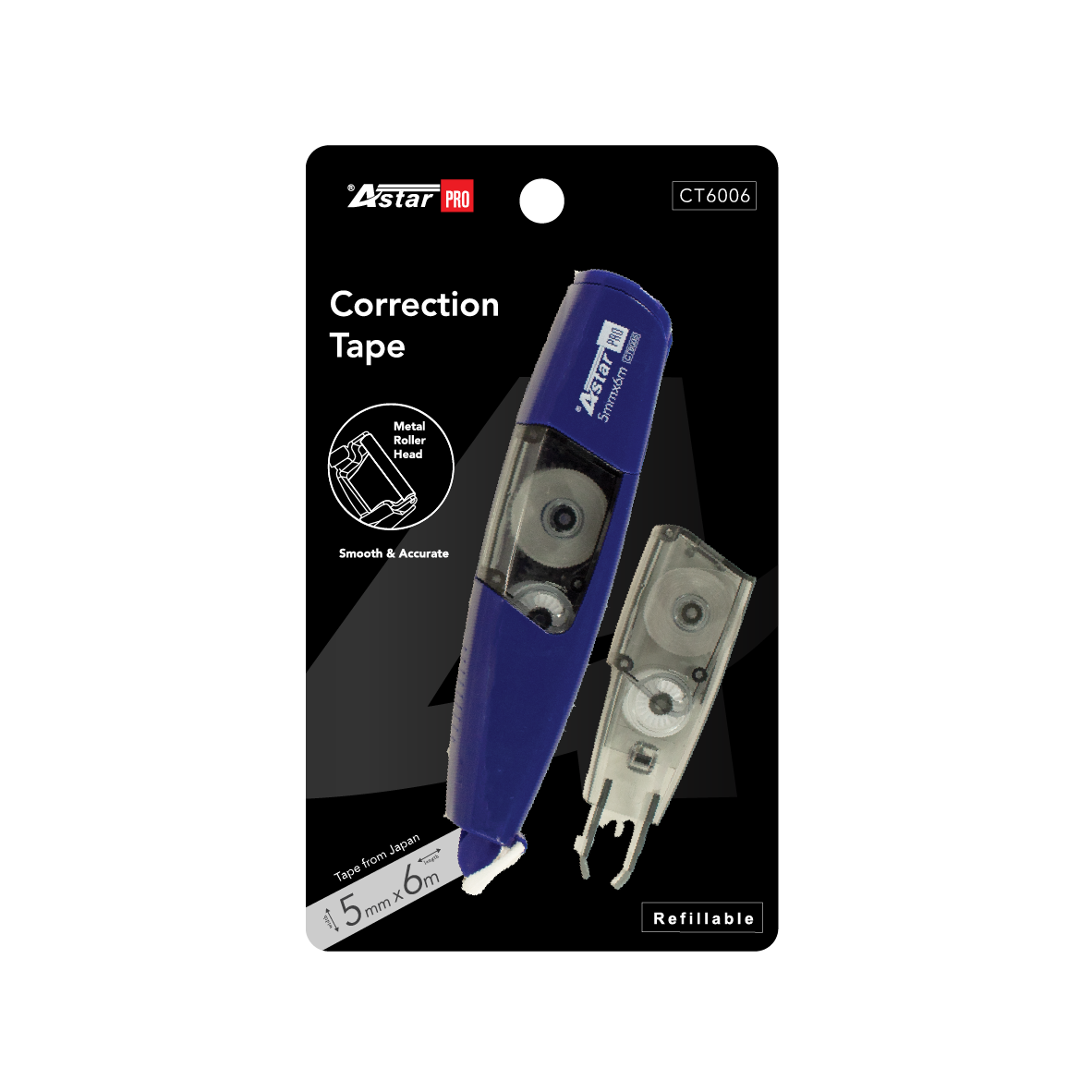 CT6006 ASTAR PRO CORRECTION TAPE WITH REFILL