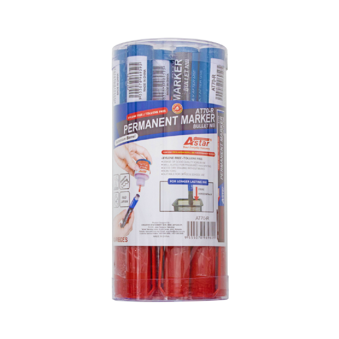 AT70-R - ASTAR PERMANENT MARKER PEN