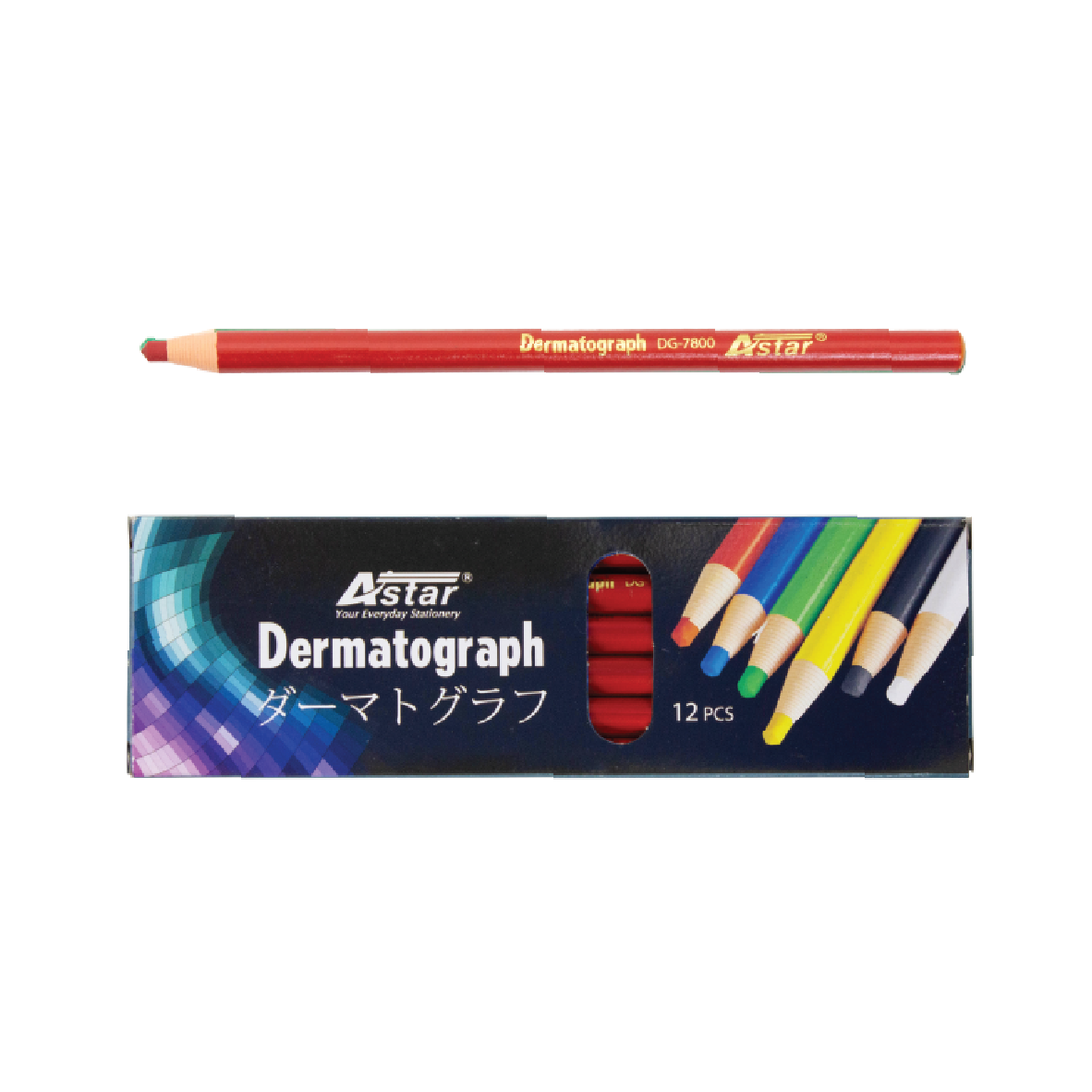 DG7800-R - ASTAR DERMATOGRAPH PENCIL
