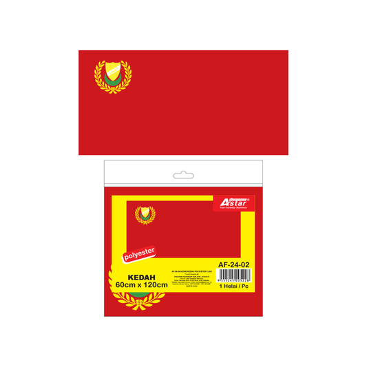 AF-24-02 - ASTAR KEDAH POLYESTER FLAG