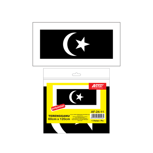 AF-24-11 - ASTAR TERENGGANU POLYESTER FLAG