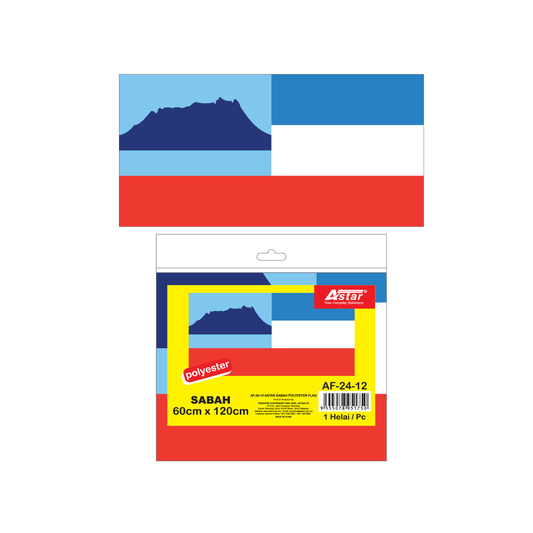 AF-24-12- ASTAR SABAH POLYESTER FLAG