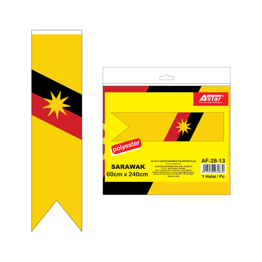 AF-28-13 - ASTAR SARAWAK POLYESTER FLAG