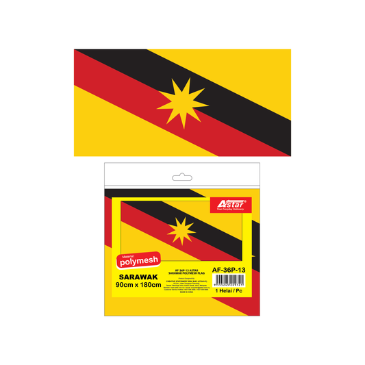 AF-36P-13 - ASTAR SARAWAK POLYMESH FLAG