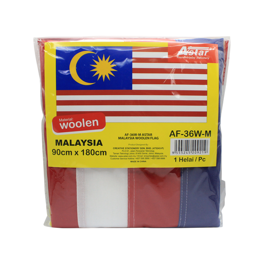 AF-36W-M - ASTAR MALAYSIA WOOLEN FLAG