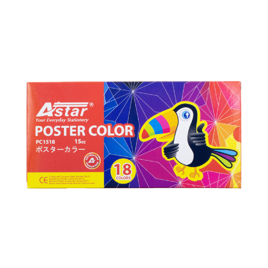 PC1518 - 18 Coloured Poster Colour
