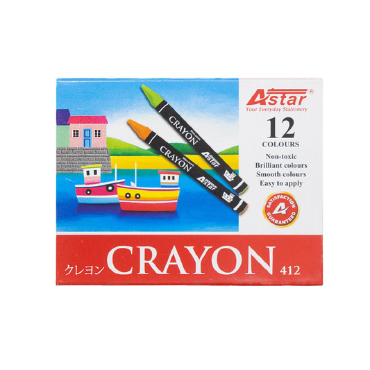 412 - 12 Colours Crayon