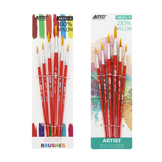 AB251-6 - ASTAR ARTIST BRUSHES