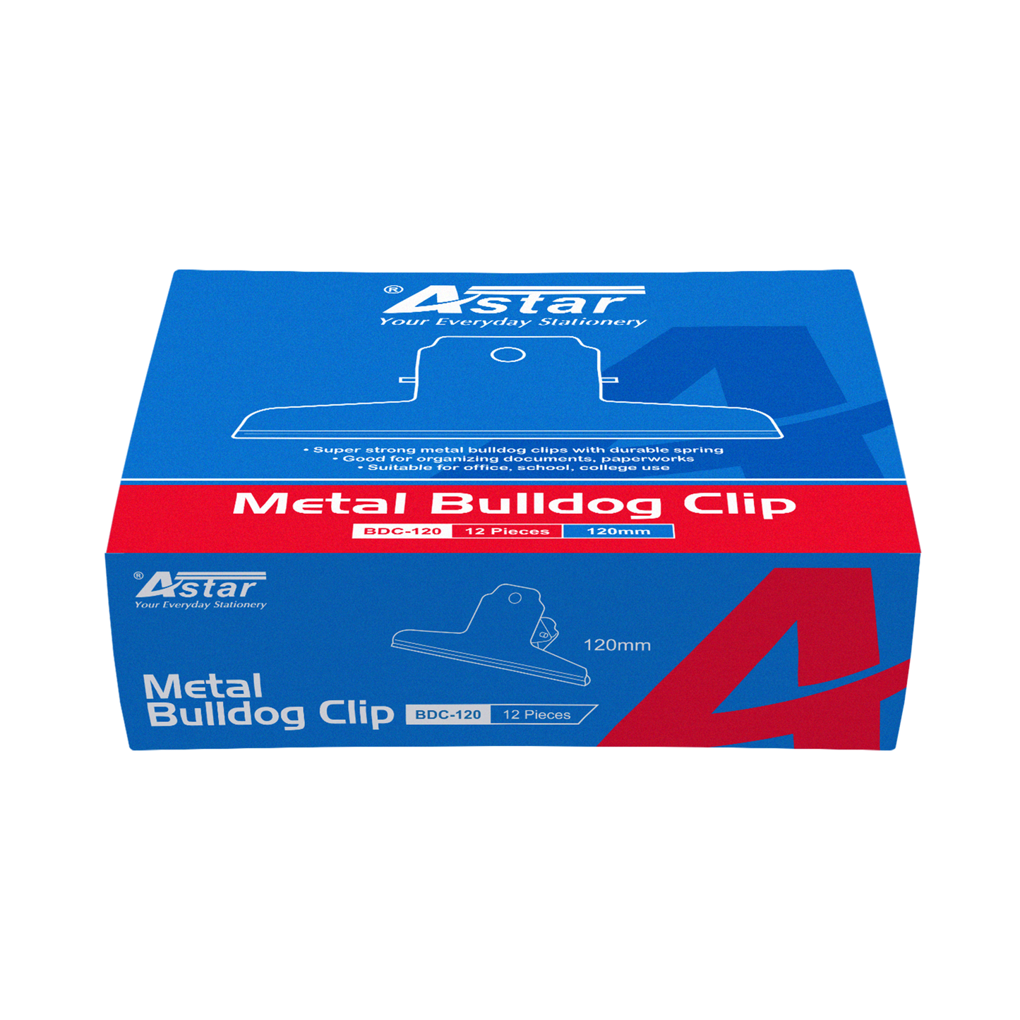 BDC-120 - ASTAR METAL BULLDOG CLIP