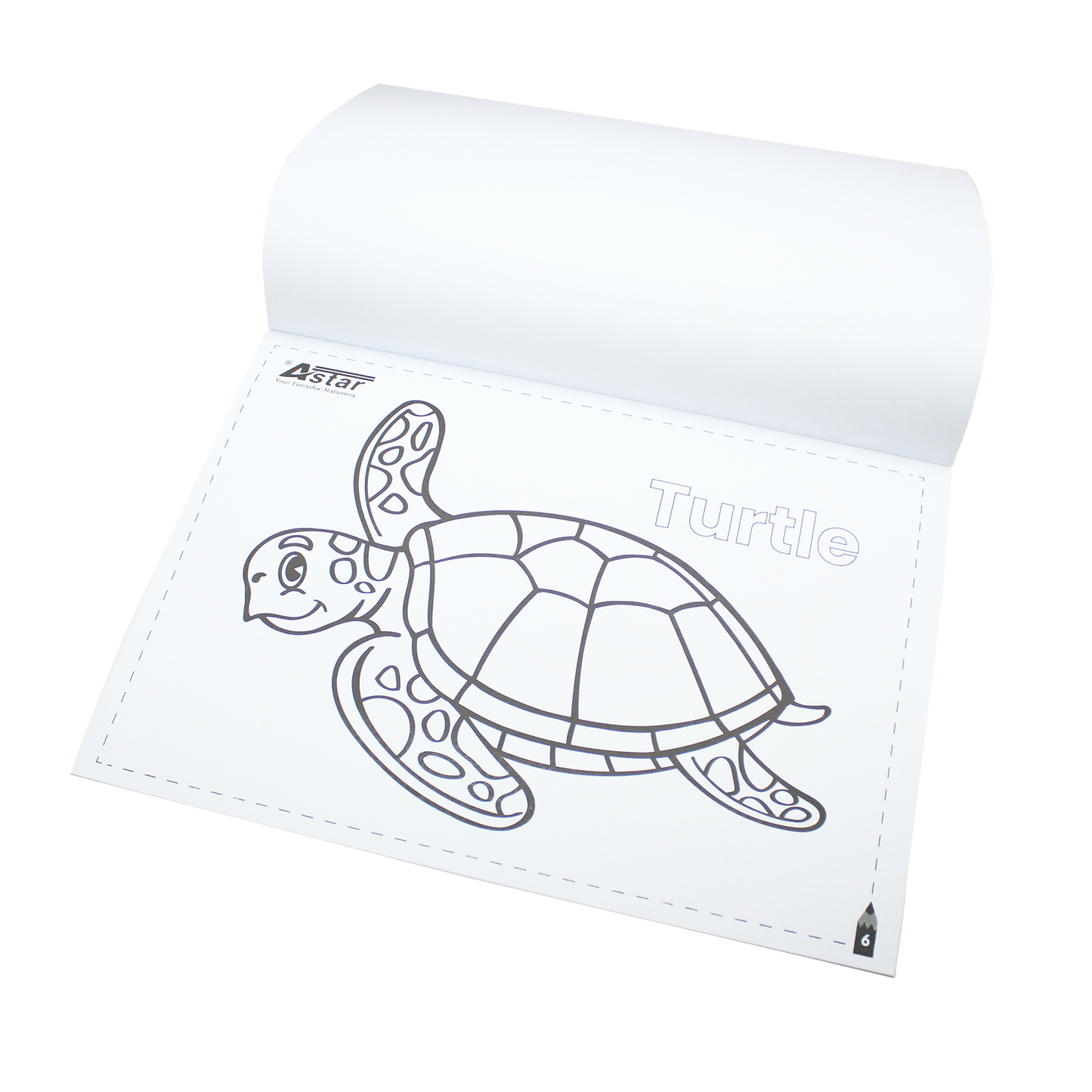 CB2255 - ASTAR COLOURING BOOK, A4 SIZE LANDSCAPE